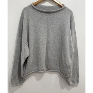 Micaela Greg Cotton Rollneck Sweater Relaxed Fit Size L